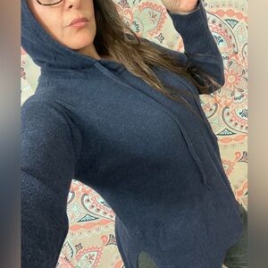 Banana Republic XS Navy Blue Hooded Sweater